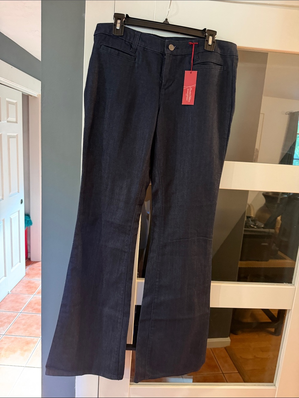 Banana Republic Dark Blue Flared Jeans